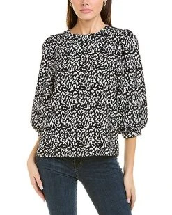 Anne Klein Jacquard Top Women