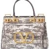 Valentino Rockstud Alcove Small Snake-Embossed Leather Satchel Women -Fashionable Womens Clothing Store 1111064598 RLLD 1