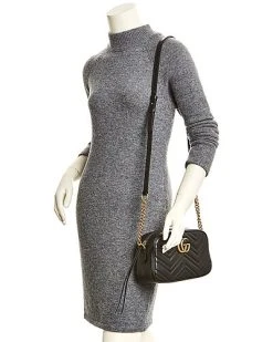 Gucci GG Marmont Small Matelasse Leather Crossbody Camera Bag Women -Fashionable Womens Clothing Store 1111127899 RLLD 3