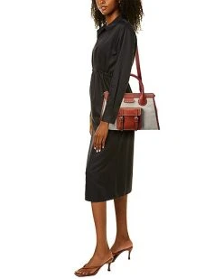 Chloé Edith Day Medium Canvas & Leather Satchel Women -Fashionable Womens Clothing Store 1111154585 RLLD 4