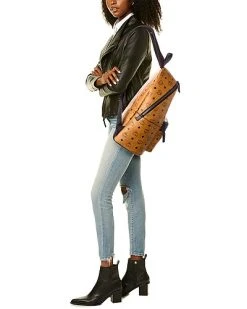 MCM Stark Visetos & Leather Backpack Women -Fashionable Womens Clothing Store 1111258723 RLLD 4