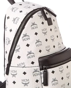MCM Stark Small Visetos & Leather Backpack Women -Fashionable Womens Clothing Store 1111258724 RLLD 3