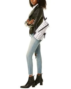 MCM Stark Small Visetos & Leather Backpack Women -Fashionable Womens Clothing Store 1111258724 RLLD 4