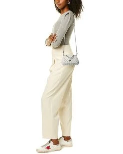 Dolce & Gabbana Sicily Small Crochet & Leather Satchel Women -Fashionable Womens Clothing Store 1111283372 RLLD 4