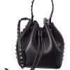 Valentino Rockstud Grainy Leather Bucket Bag Women 2 Valentino Rockstud Grainy Leather Bucket Bag Women -Fashionable Womens Clothing Store 1111365992 RLLD 1