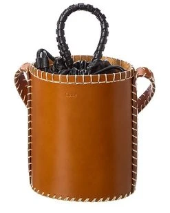 Chloé Louela Mini Leather Bucket Bag Women
