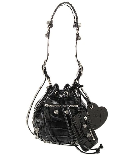 Balenciaga Le Cagole Leather Bucket Bag Women 3 Balenciaga Le Cagole Leather Bucket Bag Women