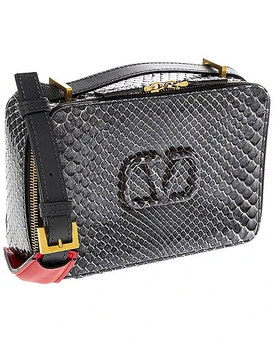 Valentino VSLING Snakeskin & Leather Crossbody Women 5 Valentino VSLING Snakeskin & Leather Crossbody Women - Image 3
