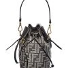 FENDI Mon Tresor Mini FF Tapestry & Leather Bucket Bag Women 1 FENDI Mon Tresor Mini FF Tapestry & Leather Bucket Bag Women -Fashionable Womens Clothing Store 1111475171 RLLD 1