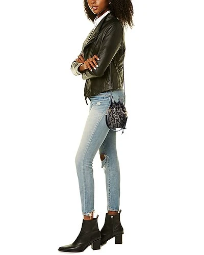 FENDI Mon Tresor Mini FF Tapestry & Leather Bucket Bag Women 6 FENDI Mon Tresor Mini FF Tapestry & Leather Bucket Bag Women - Image 4