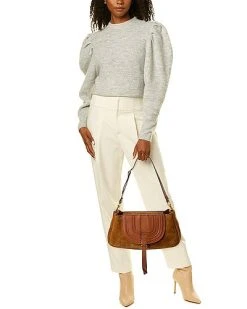 Chloé Marcie Leather & Suede Clutch Women 9 Chloé Marcie Leather & Suede Clutch Women -Fashionable Womens Clothing Store 1111485235 RLLD 4