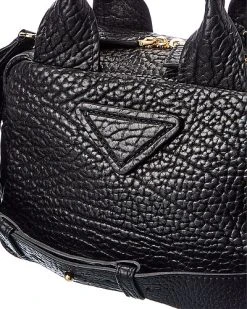 Prada Bauletto Leather Bowling Bag Women -Fashionable Womens Clothing Store 1111491957 RLLD 3