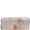 Bottega Veneta Snake-Embossed Leather Clutch Women