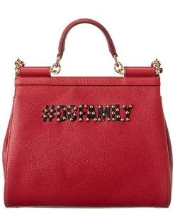 Dolce & Gabbana Sicily Leather Satchel Women -Fashionable Womens Clothing Store 1111692121 RLLD 2
