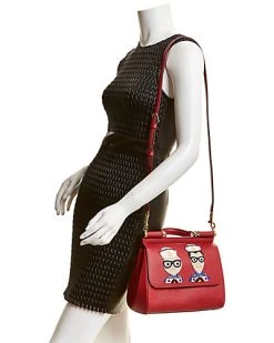 Dolce & Gabbana Sicily Leather Satchel Women -Fashionable Womens Clothing Store 1111692121 RLLD 3