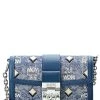 MCM Gretl Mini Vintage Jacquard Monogram Canvas & Leather Crossbody Women