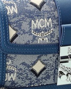 MCM Gretl Mini Vintage Jacquard Monogram Canvas & Leather Crossbody Women 8 MCM Gretl Mini Vintage Jacquard Monogram Canvas & Leather Crossbody Women -Fashionable Womens Clothing Store 1160203336 RLLD 3