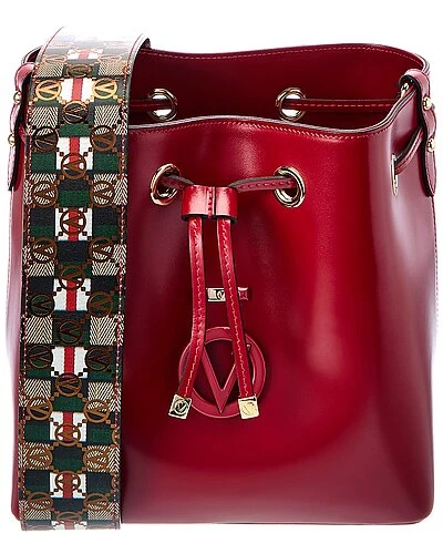 By Mario Valentino Karl Rope Guitar Leather Bucket Bag Women 4 By Mario Valentino Karl Rope Guitar Leather Bucket Bag Women - Image 2