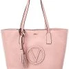 By Mario Valentino Soho Rock Leather Tote Women