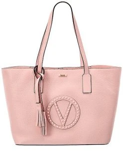 By Mario Valentino Soho Rock Leather Tote Women