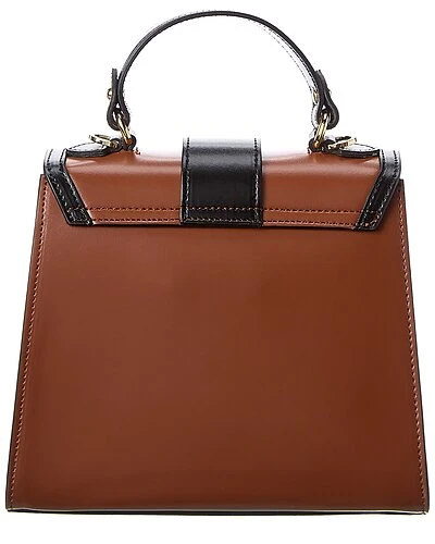 By Mario Valentino Betty V Emblem Leather Satchel Women 4 By Mario Valentino Betty V Emblem Leather Satchel Women - Image 2