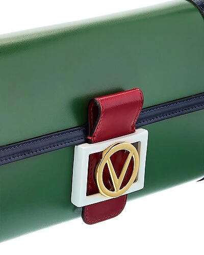 By Mario Valentino Ava V Emblem Leather Clutch Women 5 By Mario Valentino Ava V Emblem Leather Clutch Women - Image 3