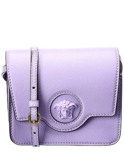 Versace La Medusa Leather Shoulder Bag Women