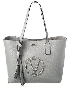 By Mario Valentino Soho Rock Leather Tote Women