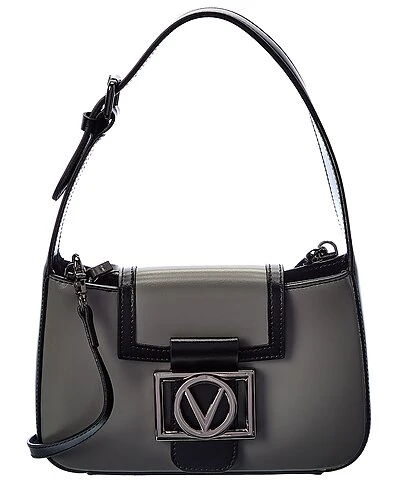 By Mario Valentino Vivien V Emblem Leather Shoulder Bag Women 3 By Mario Valentino Vivien V Emblem Leather Shoulder Bag Women