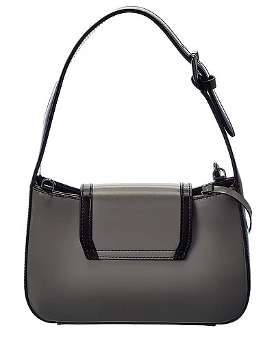 By Mario Valentino Vivien V Emblem Leather Shoulder Bag Women 4 By Mario Valentino Vivien V Emblem Leather Shoulder Bag Women - Image 2