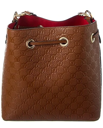 By Mario Valentino Karl Medallion Leather Bucket Bag Women 4 By Mario Valentino Karl Medallion Leather Bucket Bag Women - Image 2