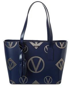 By Mario Valentino Prince Magnus Leather Tote Women