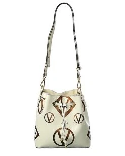 By Mario Valentino Karl Magnus Leather Bucket Bag Women