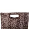 Eliana Snake-Embossed Leather Clutch Women 1 Eliana Snake-Embossed Leather Clutch Women -Fashionable Womens Clothing Store 1160355549 RLLD 1