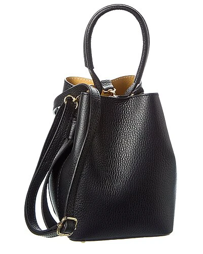 Elain Leather Bucket Bag Women 3 Elain Leather Bucket Bag Women