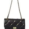 Claire Studded Quilted Leather Satchel Women