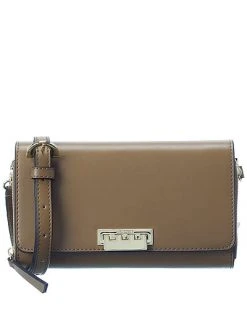 Earthette Convertible Wallet Leather Crossbody Women