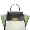 Eartha Clear Colorblocked Top Handle Satchel Women