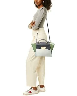 Eartha Clear Colorblocked Top Handle Satchel Women -Fashionable Womens Clothing Store 1160427027 RLLD 4