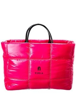 Furla Opportunity Large Leather-Trim Tote Women