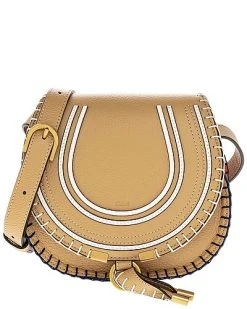 Chloé Marcie Leather Saddle Bag Women