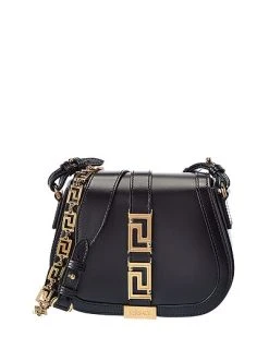 Versace Greca Goddess Small Leather Shoulder Bag Women