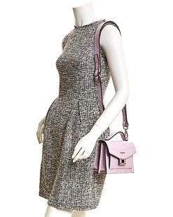 By Mario Valentino Titti Croc-Embossed Leather Shoulder Bag Women -Fashionable Womens Clothing Store 1160488499 RLLD 3