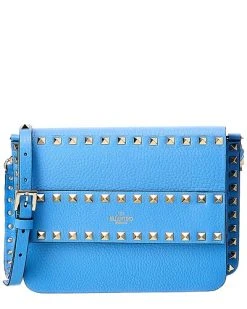 Valentino Rockstud Small Grainy Leather Crossbody Women