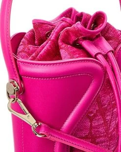 Valentino La Cinquieme Toile Iconographe Canvas & Leather Bucket Bag Women -Fashionable Womens Clothing Store 1160492633 RLLD 3