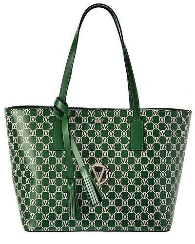By Mario Valentino Soho Monogram Leather Tote Women 3 By Mario Valentino Soho Monogram Leather Tote Women