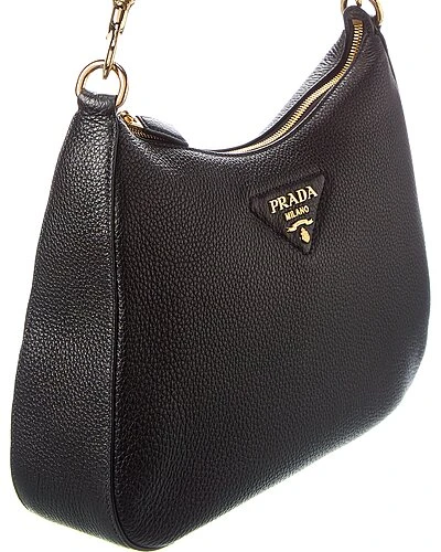 Prada Logo Leather Shoulder Bag Women 5 Prada Logo Leather Shoulder Bag Women - Image 3