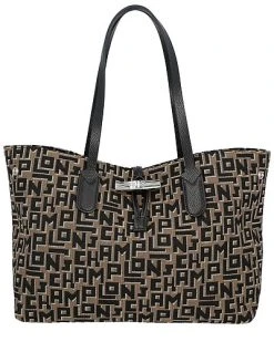 Longchamp Roseau Essential LGP Canvas Shoulder Bag Women