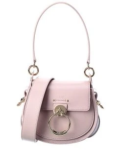 Chloé Tess Small Leather & Suede Shoulder Bag Women