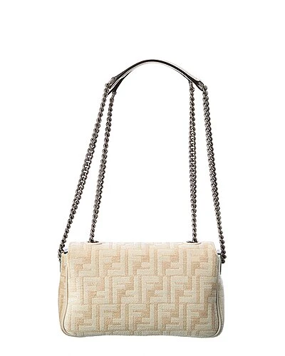 FENDI Baguette Midi FF Tapestry Shoulder Bag Women 4 FENDI Baguette Midi FF Tapestry Shoulder Bag Women - Image 2